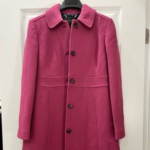 Classic Purple J. Crew Lady Day Coat